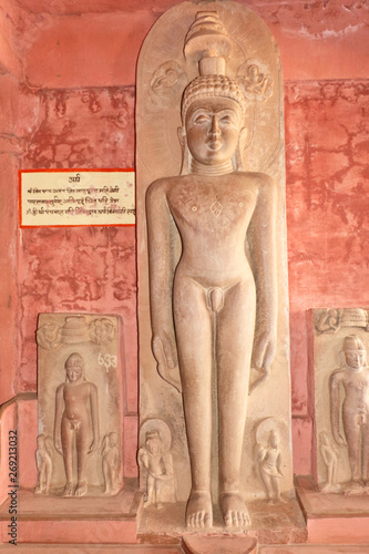 Wallpaper Mural Antique stones idols of Jain God & Goddess in Deogarh, Uttar Pradesh Jaincentre built in 8th to the 17th century A.D. Torontodigital.ca