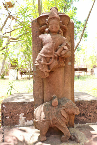 Antique stones idols of Jain God   Goddess in Deogarh  Uttar Pradesh Jaincentre built in 8th to the 17th century A.D.