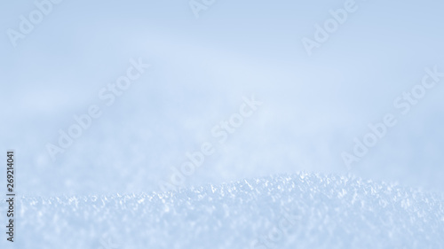 White background snow christmas, new year. 3d illustration, 3d rendering. © Pierell