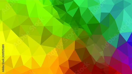 Abstract geometric triangle background, art, artistic, bright, colorful, design. Mosaic, color background. Mosaic texture. The effect of stained glass. EPS 10 Vector