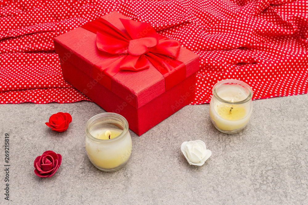 Romantic gift concept Romantic gift concept