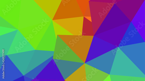 Abstract geometric triangle background  art  artistic  bright  colorful  design. Mosaic  color background. Mosaic texture. The effect of stained glass. EPS 10 Vector