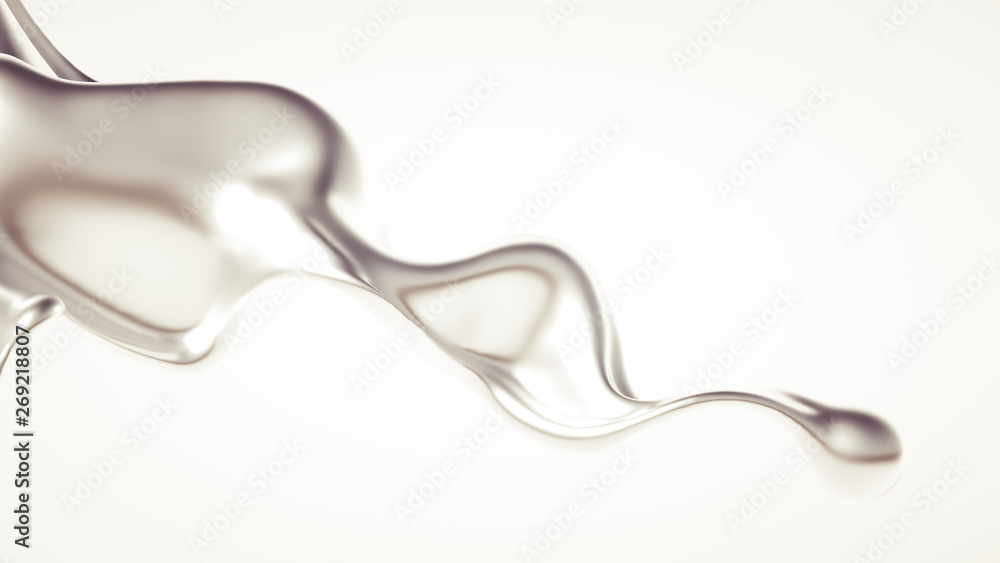 Silver splash. 3d illustration, 3d rendering. Silver splash. 3d illustration, 3d rendering.