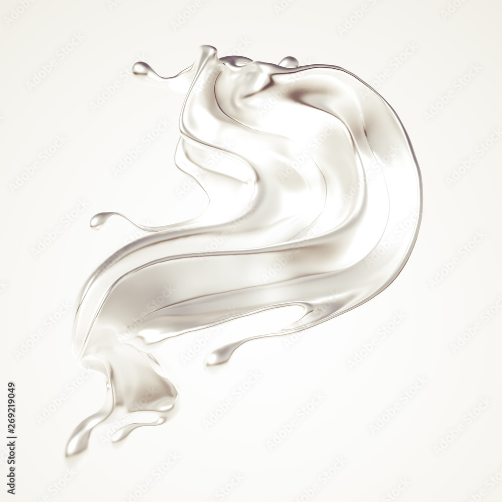 Silver splash. 3d illustration, 3d rendering. Silver splash. 3d illustration, 3d rendering.