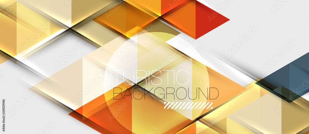 Triangle geometrical modern business presentation design template Triangle geometrical modern business presentation design template