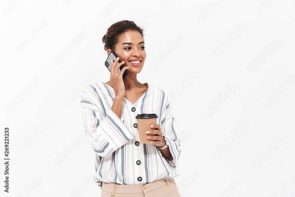 Portrait of a smiling young african businesswoman Portrait of a smiling young african businesswoman
