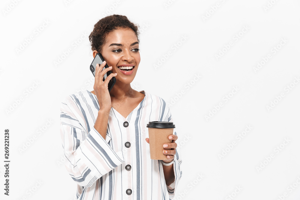 Portrait of a smiling young african businesswoman Portrait of a smiling young african businesswoman