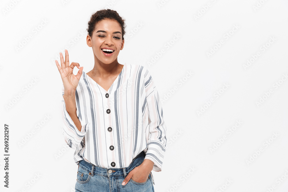 Portrait of an attractive young african woman Portrait of an attractive young african woman