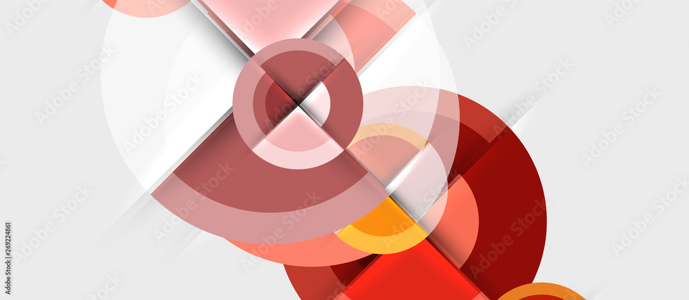 Geometric design abstract background - circles Geometric design abstract background - circles