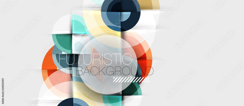 Circular geometrical design template Circular geometrical design template