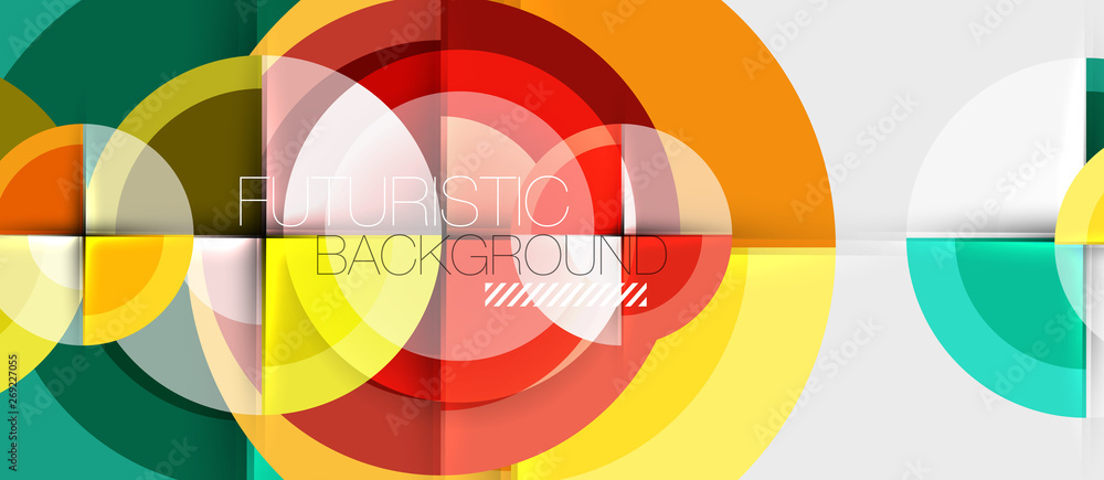 Circular geometrical design template Circular geometrical design template