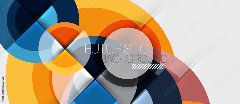 Circular geometrical design template Circular geometrical design template