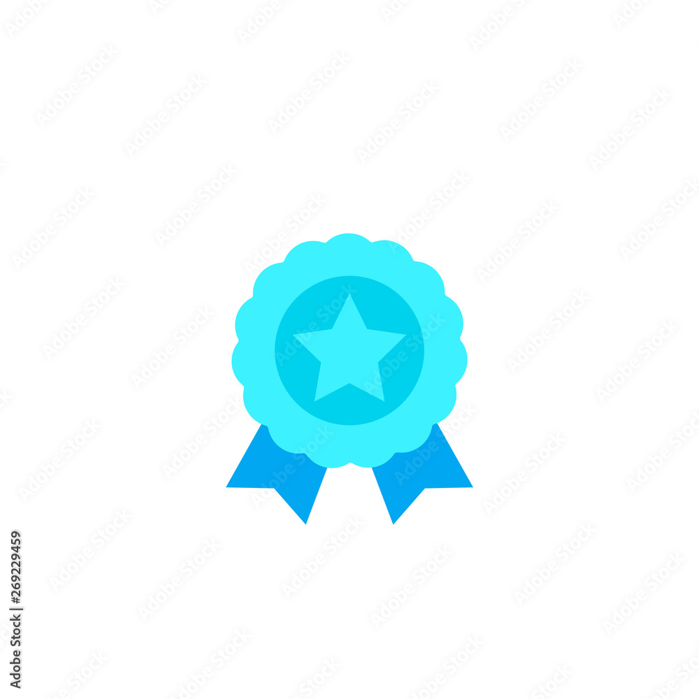 badge with star, award icon