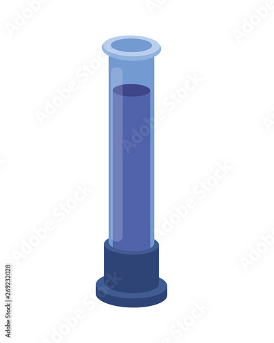 laboratory instruments in white background