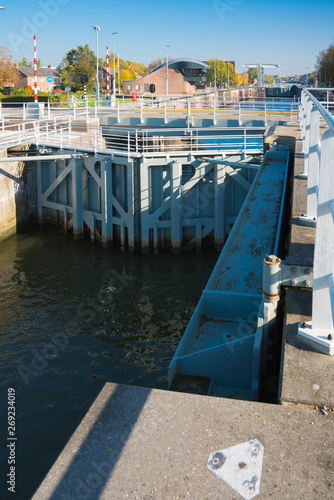 Sluice in Gorinchem  The Netherlands