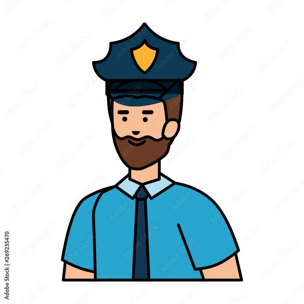police officer avatar character police officer avatar character