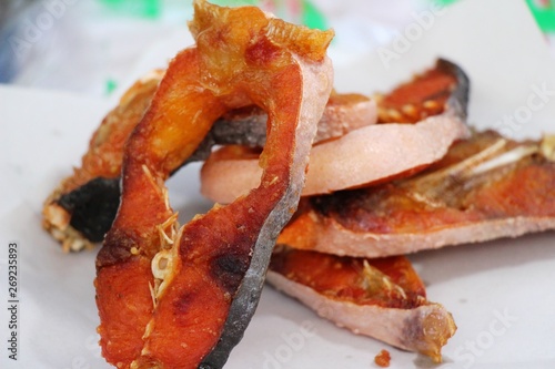 Fried fish is tasty at street food