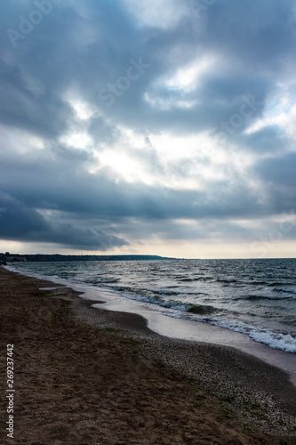 beach at sunset