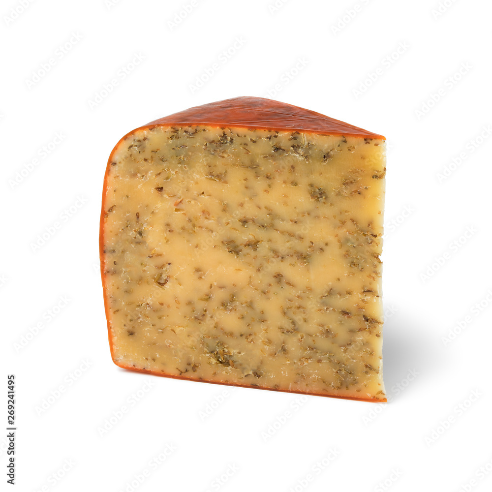  Piece of old mature cumin cheese