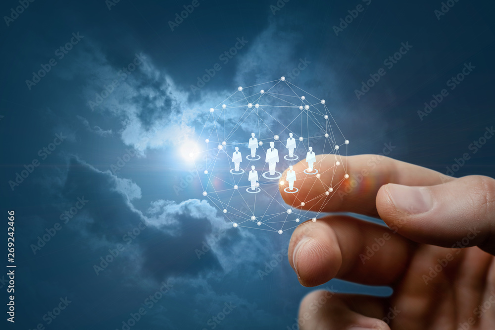 The concept of human resources.