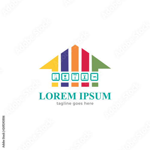 Colourful Home Stuff Store Logo
