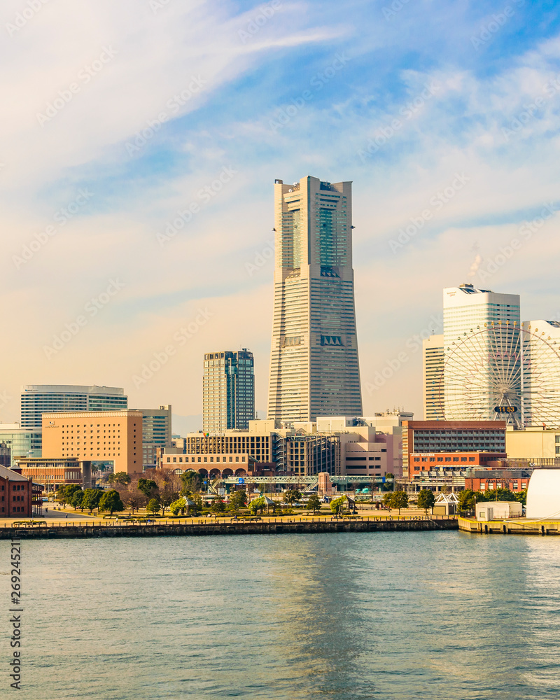 Fototapeta premium Yokohama Coast Cityscape, Japan