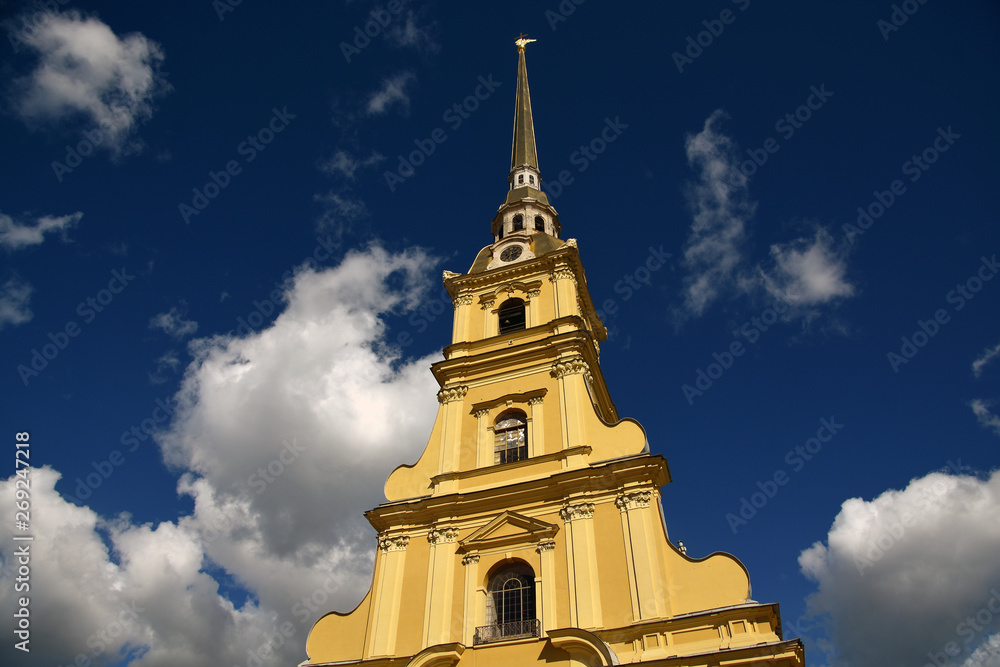 Peter and Pauls fortress. Architecture of Saint-Petersburg, Russia. Color picture. Popular landmark. Peter and Pauls fortress. Architecture of Saint-Petersburg, Russia. Color picture. Popular landmark.