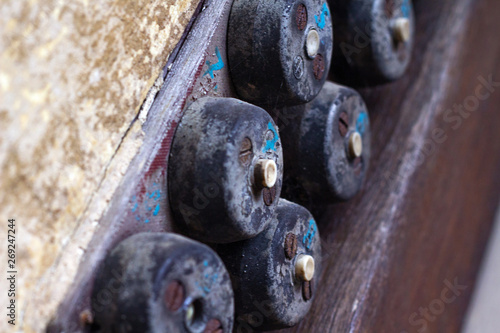 vintage door bells buttons