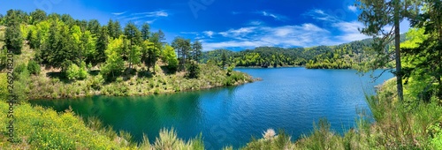 Fototapeta Naklejka Na Ścianę i Meble -  Typical mountain lake landscape, Italy.
