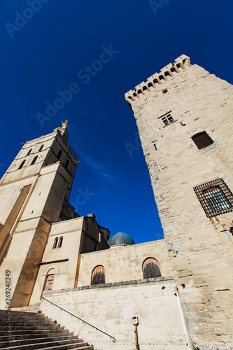 Avignon cathedral next to P...