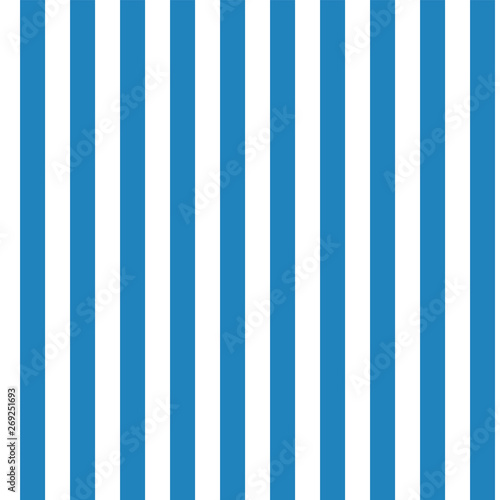 Vertical blue and white stripes seamless vector background