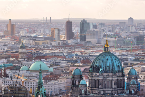 Canvas Print berlin cityscape buildings