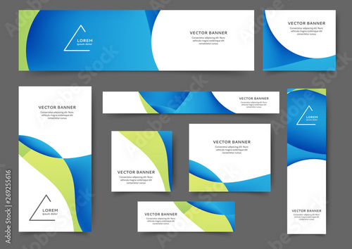 Web banner waves