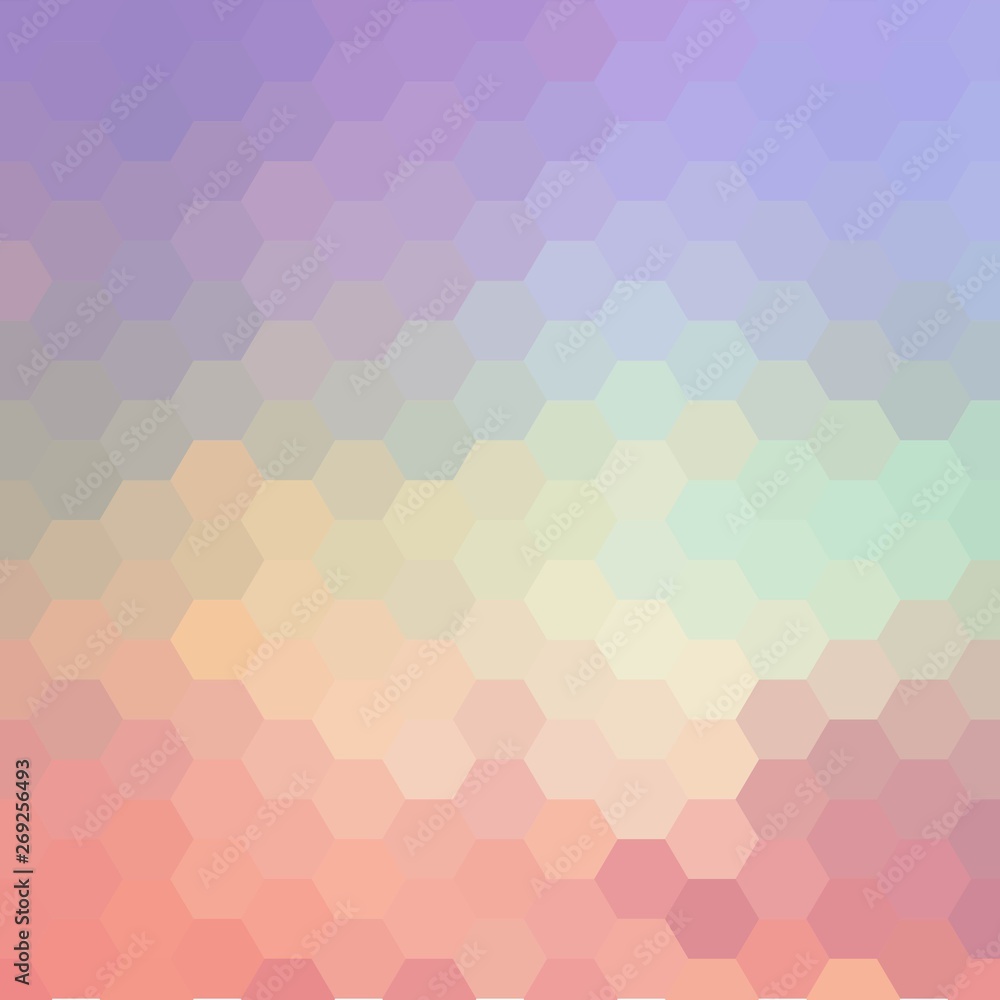 abstract vector background. pastel hexagons. polygonal style. eps 10