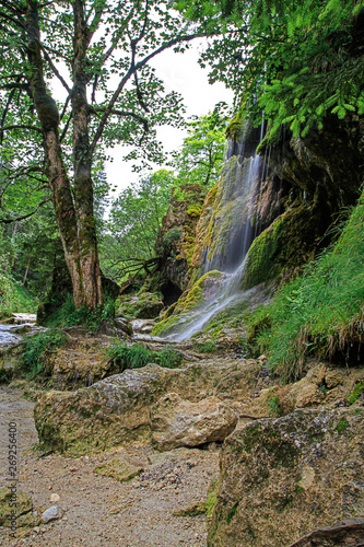 Schleierfall Bayern, Pfaffenwinkel, Ammerschlucht, Bad Bayersoien, waterfall, Bavaria