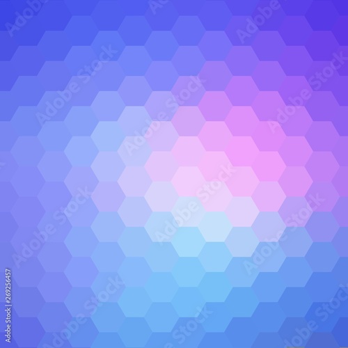 blue background. polygonal style. layout for advertising. eps 10