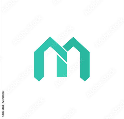 simple company logo with blue color