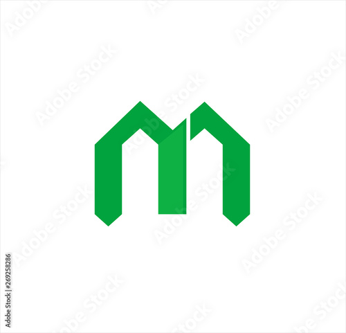 simple company logo with green color