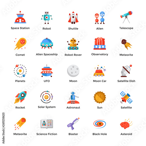 Space And Universe Icons Pack