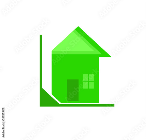 house and building logo
