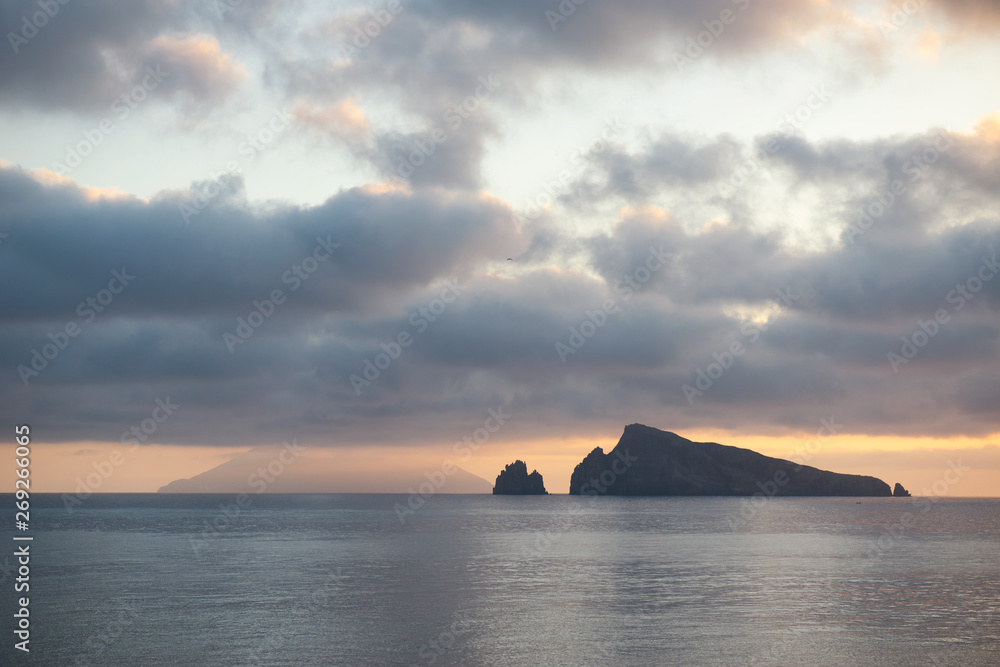 the island of Basiluzzo seen from Panarea in Sicily
