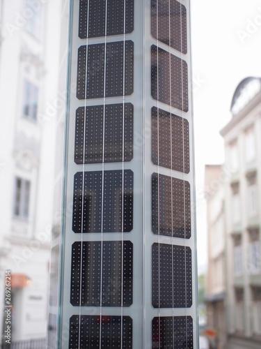 Hightech - Beleuchtung - Solarzellen in der Altstadt