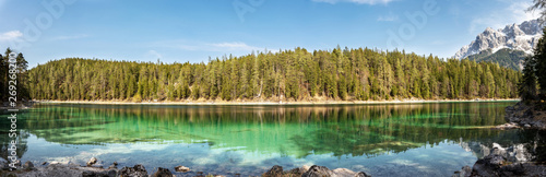 Panorama Eibsee Zugspitze Alpen