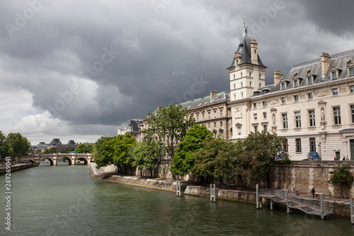 The banks of the Seine in Paris