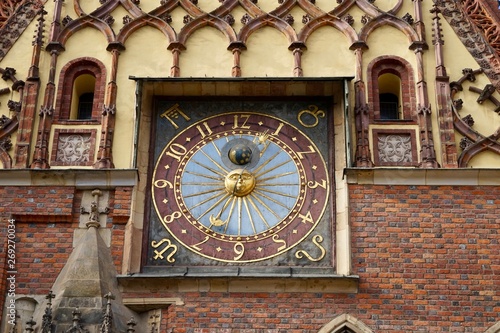 Astronomische Uhr am Breslauer Rathaus (Wrocław)