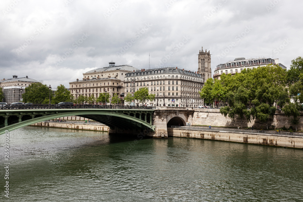 The banks of the Seine in Paris