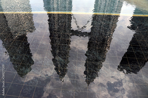 Photography petronas twin towers water reflection - Kuala Lumpur Malaysia Asia