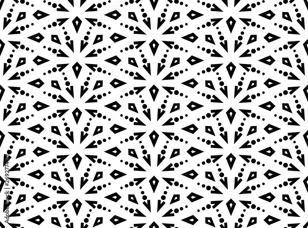 Abstract geometric pattern. A seamless vector background. White and black ornament. Graphic modern pattern. Simple lattice graphic design Abstract geometric pattern. A seamless vector background. White and black ornament. Graphic modern pattern. Simple lattice graphic design