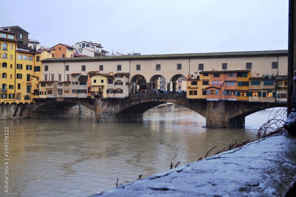 The most famous bridge in Florence.