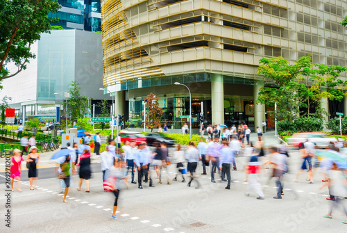 Photography People cross road business Singapore